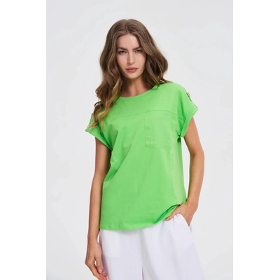 Moodo Дамска тениска Moodo - зелена Moodo | Zelen | ЖЕНИ | S