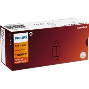 Philips Крушка, светлини на регистрационния номер philips c18w, 24v, 18w, 10 бр