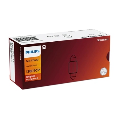 Philips Крушка, светлини на регистрационния номер philips c18w, 24v, 18w, 10 бр