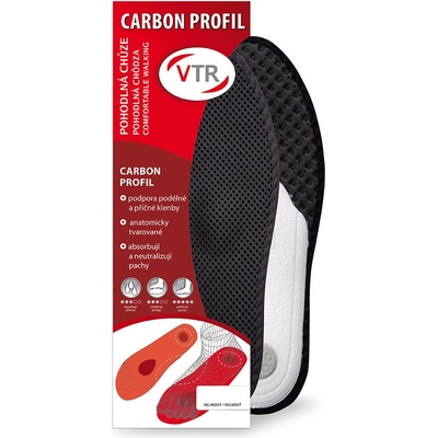 VTR Carbon profil anatomické vložky