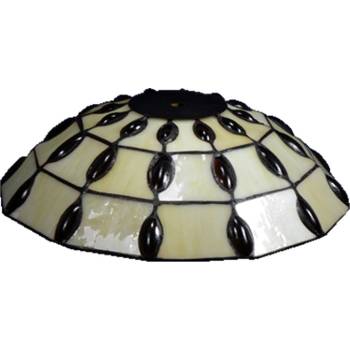 Image 1 of White-Westinghouse Резервен плафон за тaванен вентилатор Westinghouse Comet Tiffany 72485 (88790)