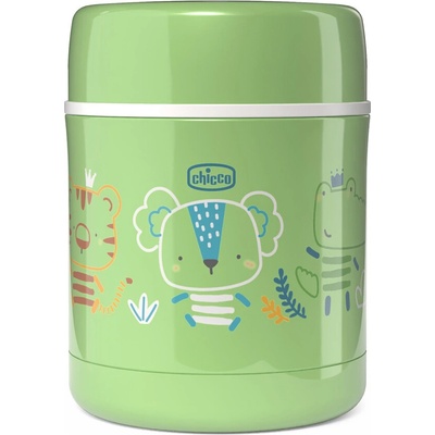Chicco termoska na jídlo 300 ml zelená