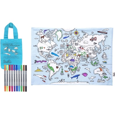 Prestieranie na vyfarbenie World map
