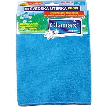 Clanax Profi švédska utierka z mikrovlákna 40 x 40 cm 280 g 1 ks