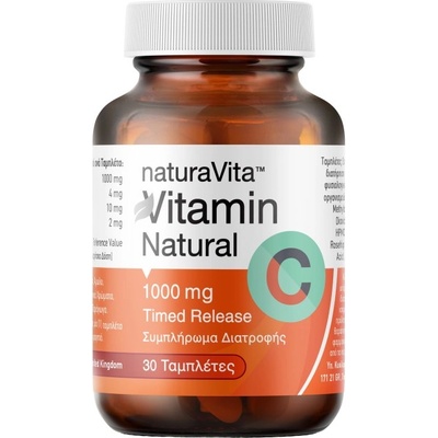 Natura Vita Vitamin C 1000 mg Timed Release [30 Таблетки]