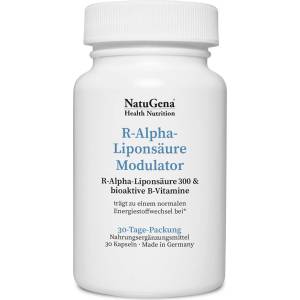 NatuGena R-Alpha-Liponsäure Modulator, 30 капсули, NatuGena (571360 (2018136) NTG)