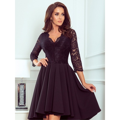 Numoco Изключителна рокля с дантела - черна Numoco NICOLLE numoco | Cheren | ЖЕНИ | XL