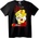 NOONEBRAND Тениска Бонбонена Любов - 2XL, Black