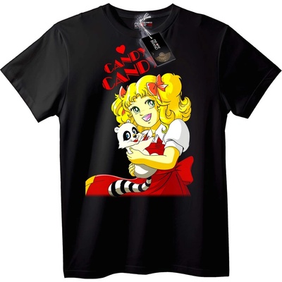 NOONEBRAND Тениска Бонбонена Любов - 2XL, Black