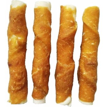 JUKO Snacks Tyč byvolia biela obalená kuracím mäsom 12,5 cm 20 ks