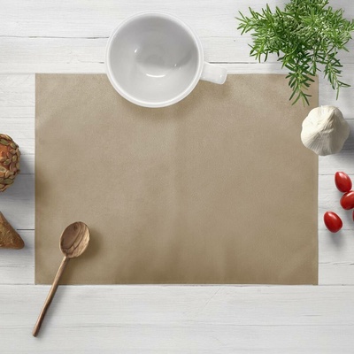 Biante Sametové prostírání Velvet Premium SVP-026 Kávově béžové 30x40cm