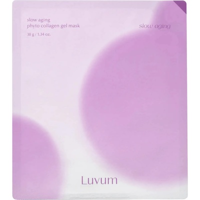 LUVUM Slow Aging Phyto Collagen Gel Mask Gélová maska na tvár proti starnutiu s kolagénom 38 g 1 ks
