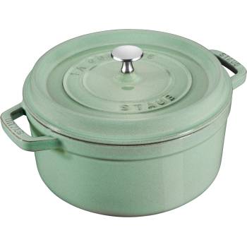 Staub Съд за готвене La Cocotte чугунен 2, 2 л ментов (40508-703-0)