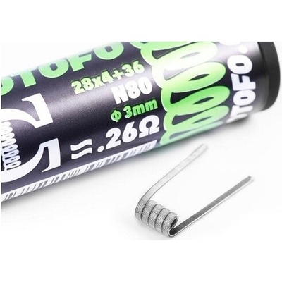Wotofo Odporový drát hotový Fused Clapton NI80 0,26ohm 10ks