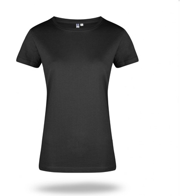 LPP Dámské bavlněné tričko 180g/m2 ČERNÁ