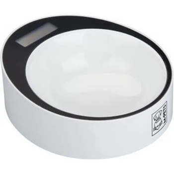 Image 1 of M-PETS Yumi Smart Bowl - умна купа с кантар до 2 кг, диаметър - 20 см БЯЛА с ЧЕРНО - 10520099