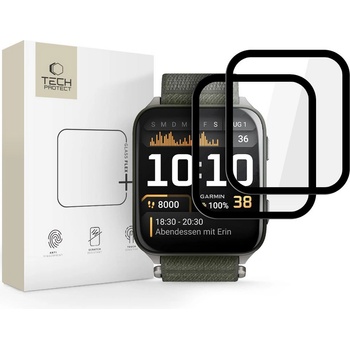 Tech-Protect 2 x хибридно стъкло за Garmin Venu X1 от Tech-Protect Glass Flex+ - Black (5906302330904)