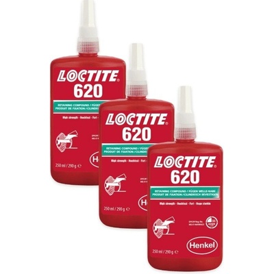 Loctite 620 upevňovanie 250 ml 3 ks