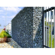 DOMYS Gabionová stěna 200×100×20 cm (oko 10×2,5 cm)