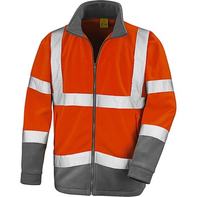Result Safe-Guard Bezpečnostní Microfleece mikina oranžová-šedá
