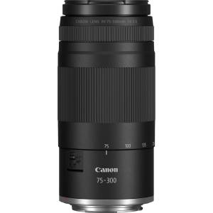 Canon RF 75-300mm F4-5.6 Lens | Lightweight telephoto zoom lens for wildlife & sports photography | With autofocus motor & Super Spectra coating | Compatible with Canon EOS R system cameras (RF75-300) Обективи
