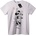 NOONEBRAND Тениска Mickey Mouse скица - L, Black