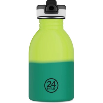 24Bottles Бутилка за вода Urban Bottle Kids Reactive 250 мл жълто-зелена (002007)