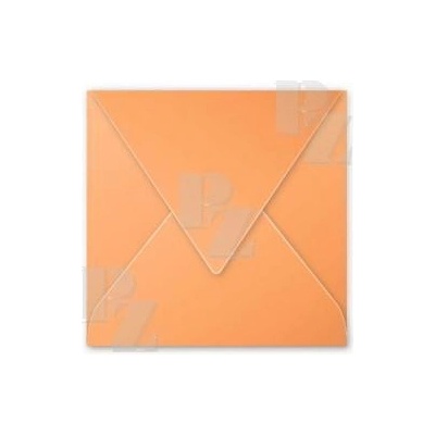 Barevné obálky čtvercové 165x165 mm 120g 20ks oranžové
