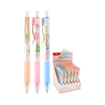 Mikrotužka / Pentelka M&G Sakura time, 0,5 mm, 2B (3 designy) – Zboží Živě