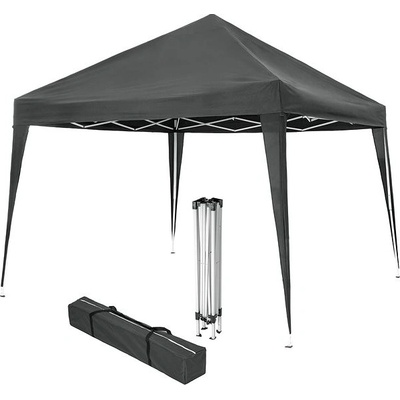 tectake Skládací pavilon Linosa 3 x 3 m šedý
