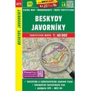 Beskydy Javorníky turistická mapa 1:40 000