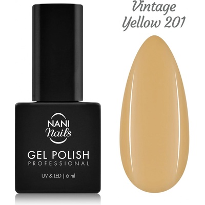 NANI gel lak Vintage Yellow 6 ml