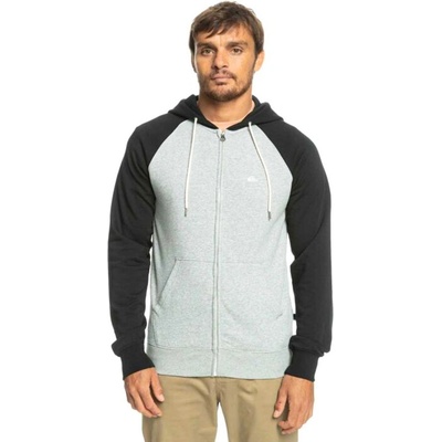 Quiksilver EVERYDAY light grey HEATHER mikiny na zip
