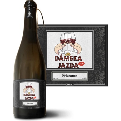 Sablio Dámska jazda Prosecco biele suché šumivé víno 10,5 % 0,75 l (holá fľaša)