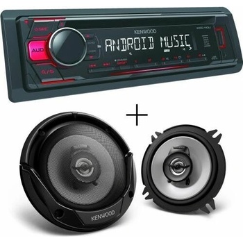 Image 1 of Kenwood KDC-110UR + KFC-E1365