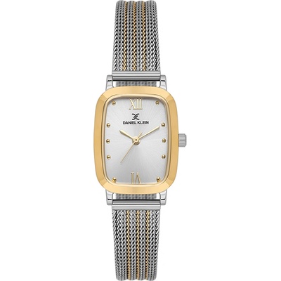 Daniel Klein DK. 1.14125-4 - Дамски часовник, Premium, Кварцов, 22x34mm, 3 ATM, Сив