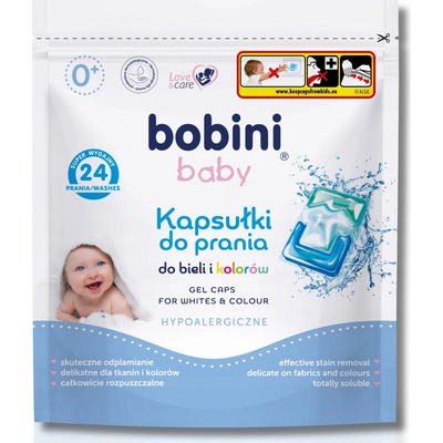 Bobini Baby Color Kapsule na pranie 24 PD