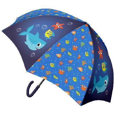 Детски чадър S. Cool - Shark, автоматичен, 48.5 cm (SC2249)