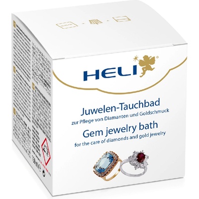 HELI Хидромаска за бижута Heli с кошничка и кърпа за почистване, 150 мл