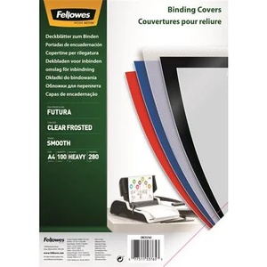 Fellowes Първа страница, A4, 280 микрона, полипропилен, матов, FELLOWES "Futura", млечнобял 5376501 (5376501)