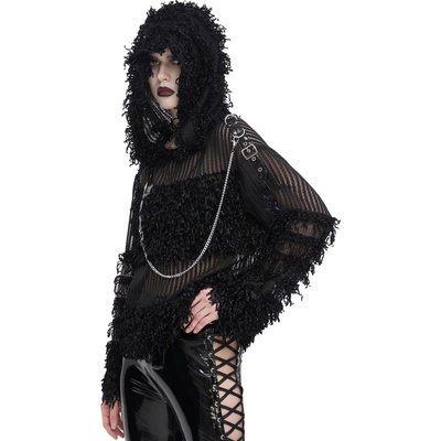 Devil fashion дамски пуловер DEVIL FASHION - Plush Patchwork - SR014