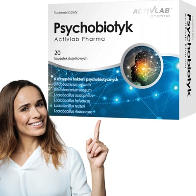 Activlab Psychobiotyk probiotiká kapsuly 20 ks