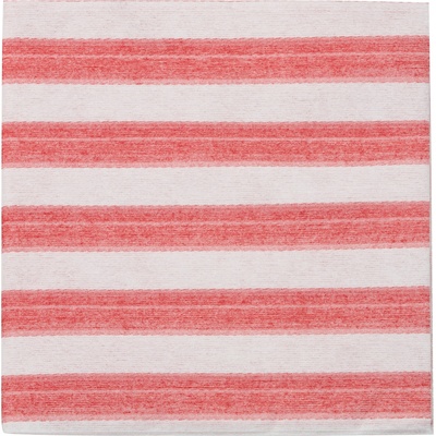 Zafferano Хартиени салфетки Righe раирани 25 x 25 см червени 20 бр (NPQ2502)