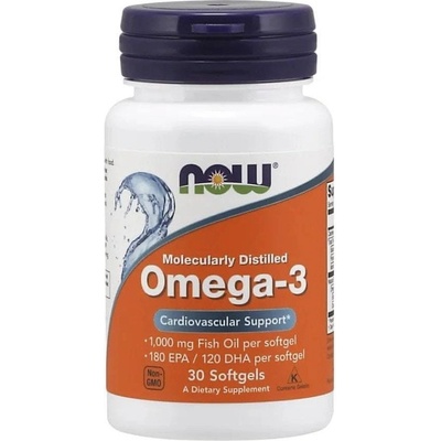 Now Foods Omega 3 30 kapslí