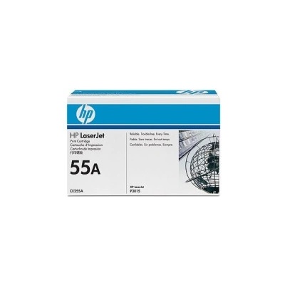 HP Консуматив HP 55A Black LaserJet Toner Cartridge (CE255A)