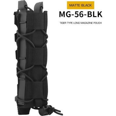 Wosport Tiger type molle na dlouhé zásobníky MP5 černá