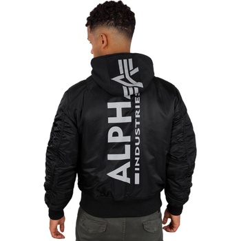 Alpha Industries мъжко яке (бомбър) alpha industries - ma-1 - черно/светлоотразително_128113