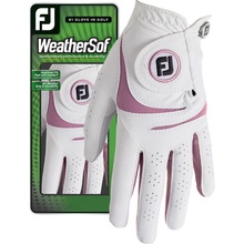 FootJoy WeatherSof Womens Golf Glove Levá L bílá