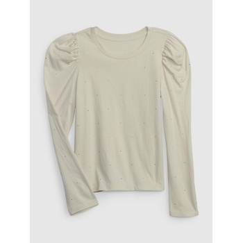 GAP Детска тениска с набрани ръкави GAP GAP | Bezhov | Момичешки | 104/110