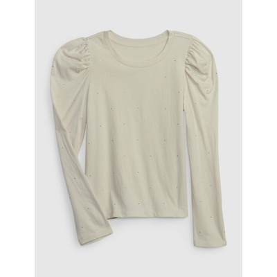 GAP Детска тениска с набрани ръкави GAP GAP | Bezhov | Момичешки | 104/110